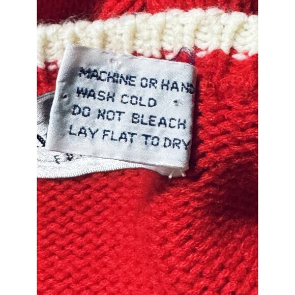 The Eagles Eye for Children Winter / Christmas Cardigan Sweater M 5 / 6 Vintage - Picture 8 of 8